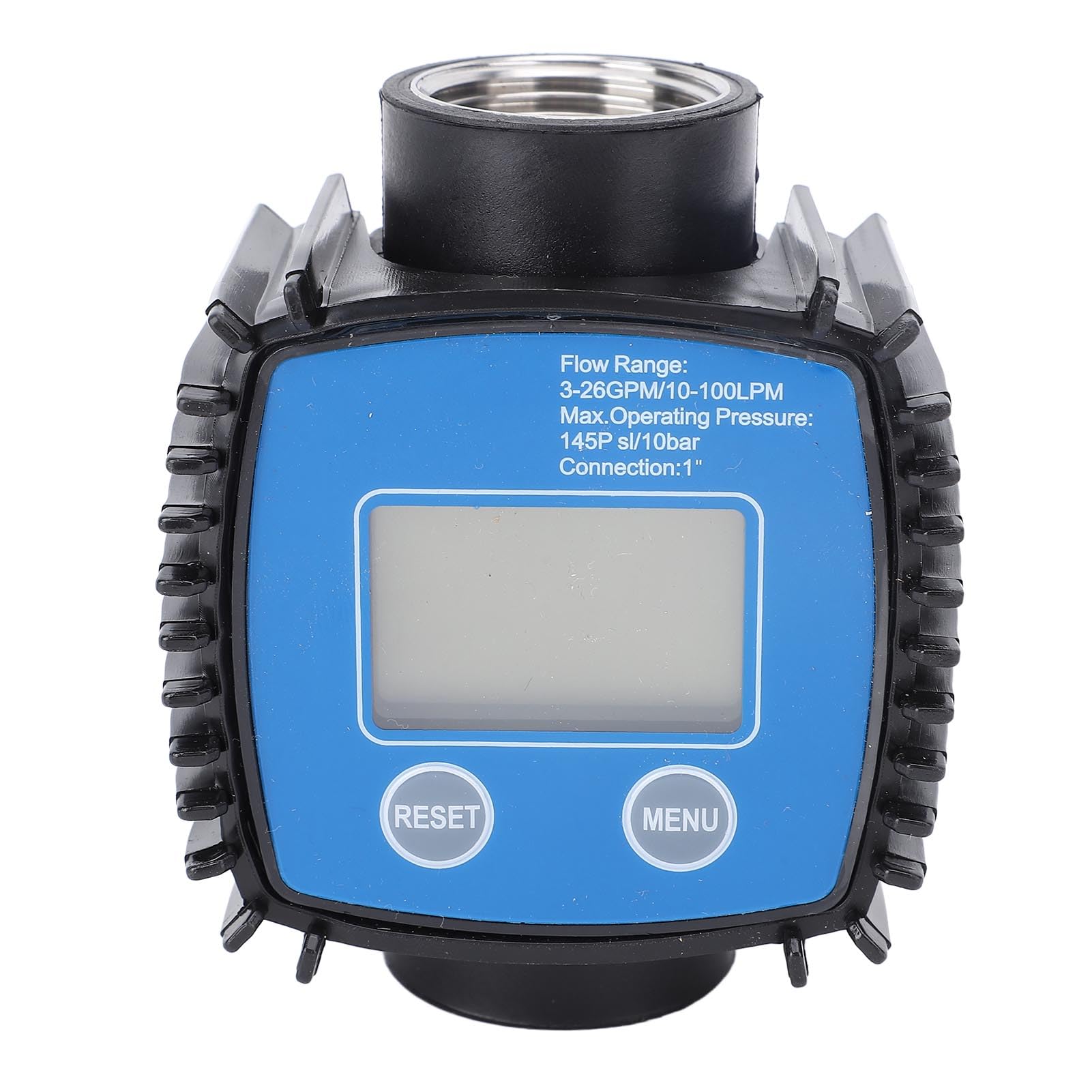 KIMISS Contalitri Digitale da 32 Mm per Acqua, Gasolio, Benzina - 120 L/min, 20 Bar, Ideale per Uso Domestico e Industriale