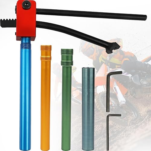 Dirt Bike Tire Changing Tools fit for Enduro, Motocross, Dirt Bikes 16" to 21" Wheels, with 15/17/20/25 mm Axle Shaft