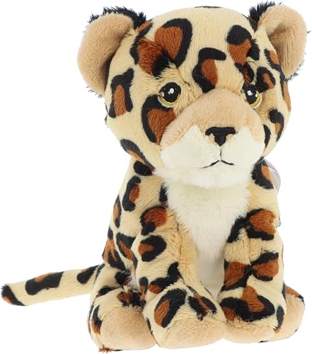 Keel Toys Leopard Cub Plush Toy, 14cm, Big Five Collection, Eco-Friendly, All Ages
