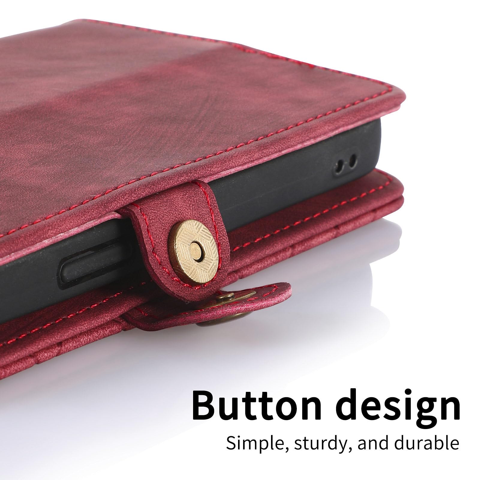 Case For Motorola Moto G84 5G, Magnetic PU Leather Wallet-Style - View #8