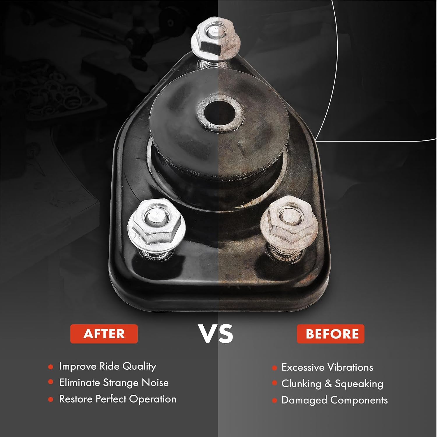 A-Premium Rear Suspension Strut Mount Compatible with BMW E82 Series X3 2004-2010