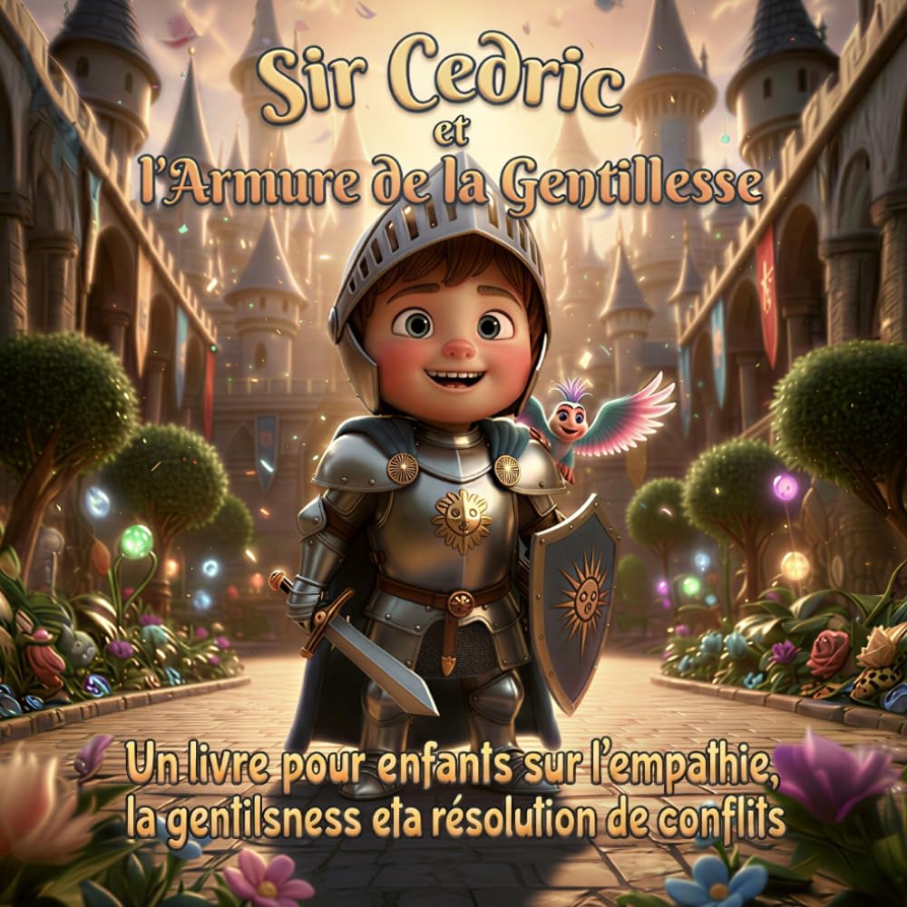 Sir Cedric et l'Armure de la gentillesse: Un livre pour enfants sur l'empathie, la gentillesse et la résolution de conflits