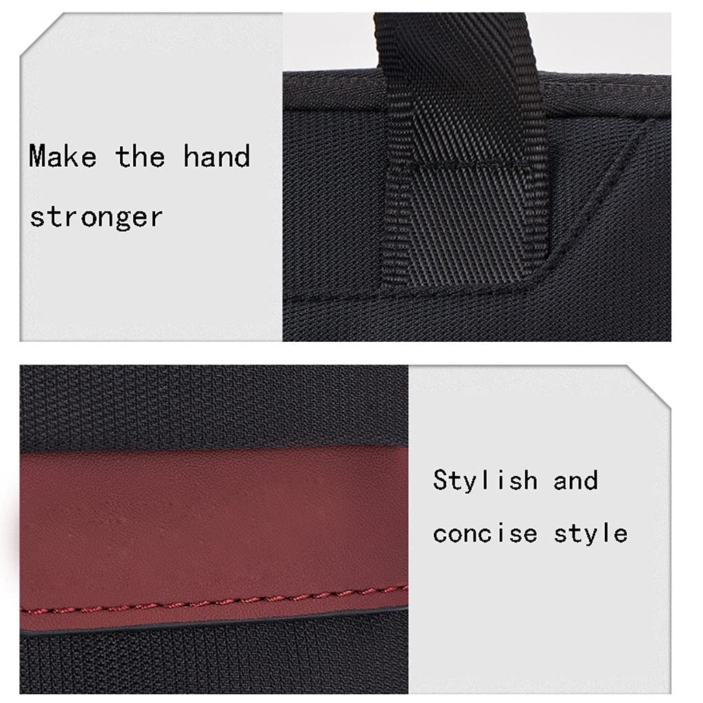 kieszeń na dokumenty File Folder Teczki Płótno Portable Dokument Tote Zipper A4 Torba Dokumentowa Black Business Casual Duża Pojemność Kieszeń Przenośna torba na dokumenty (Color : Black)