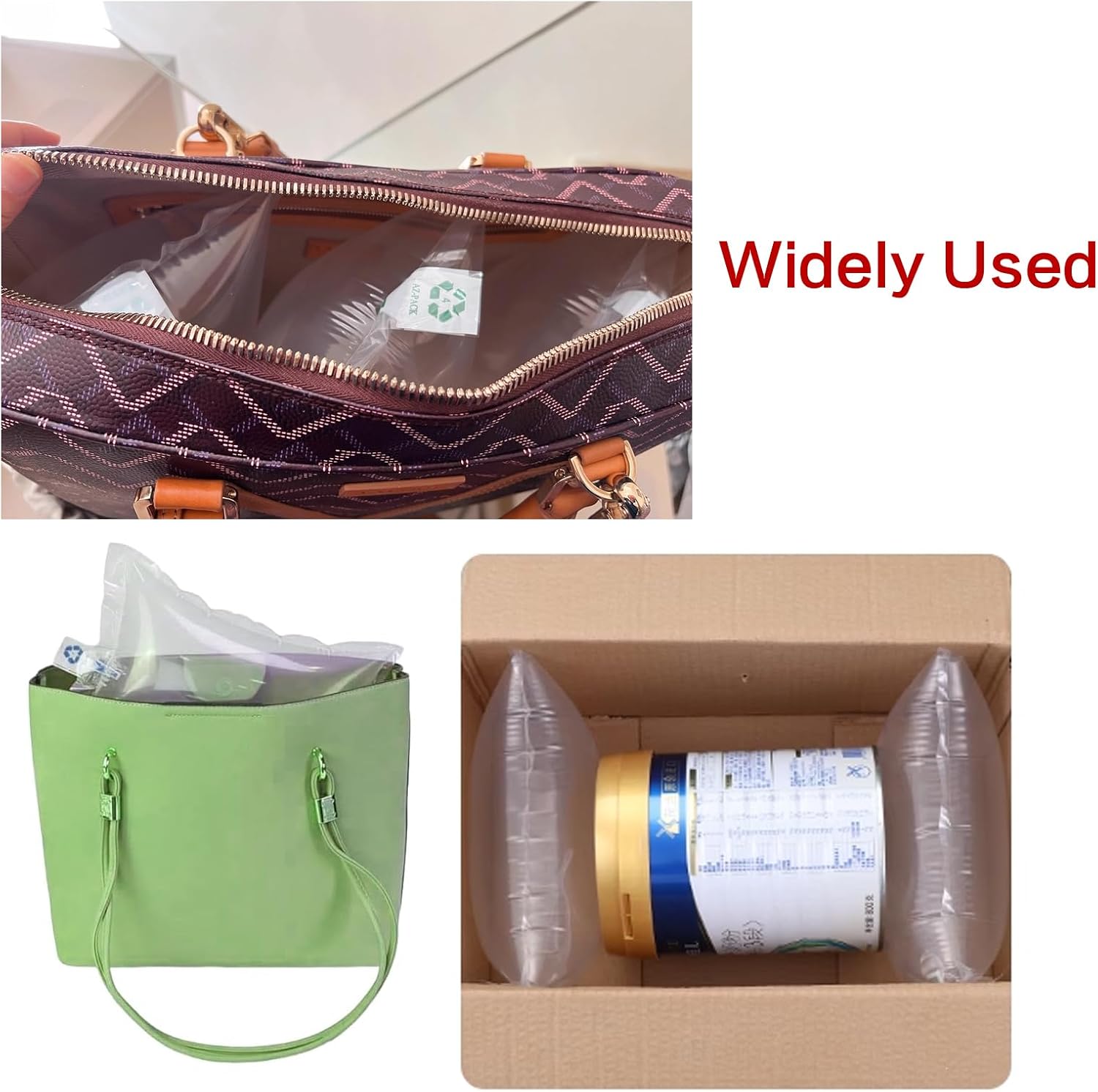 Air Bags for Packing,Inflatable Air Pillows for Shipping with Pump,Package Fillers to Keep Shape,Reseller Supplies to Packing Peanuts Purse Stuffers (5.91 * 7.87in/100pcs)