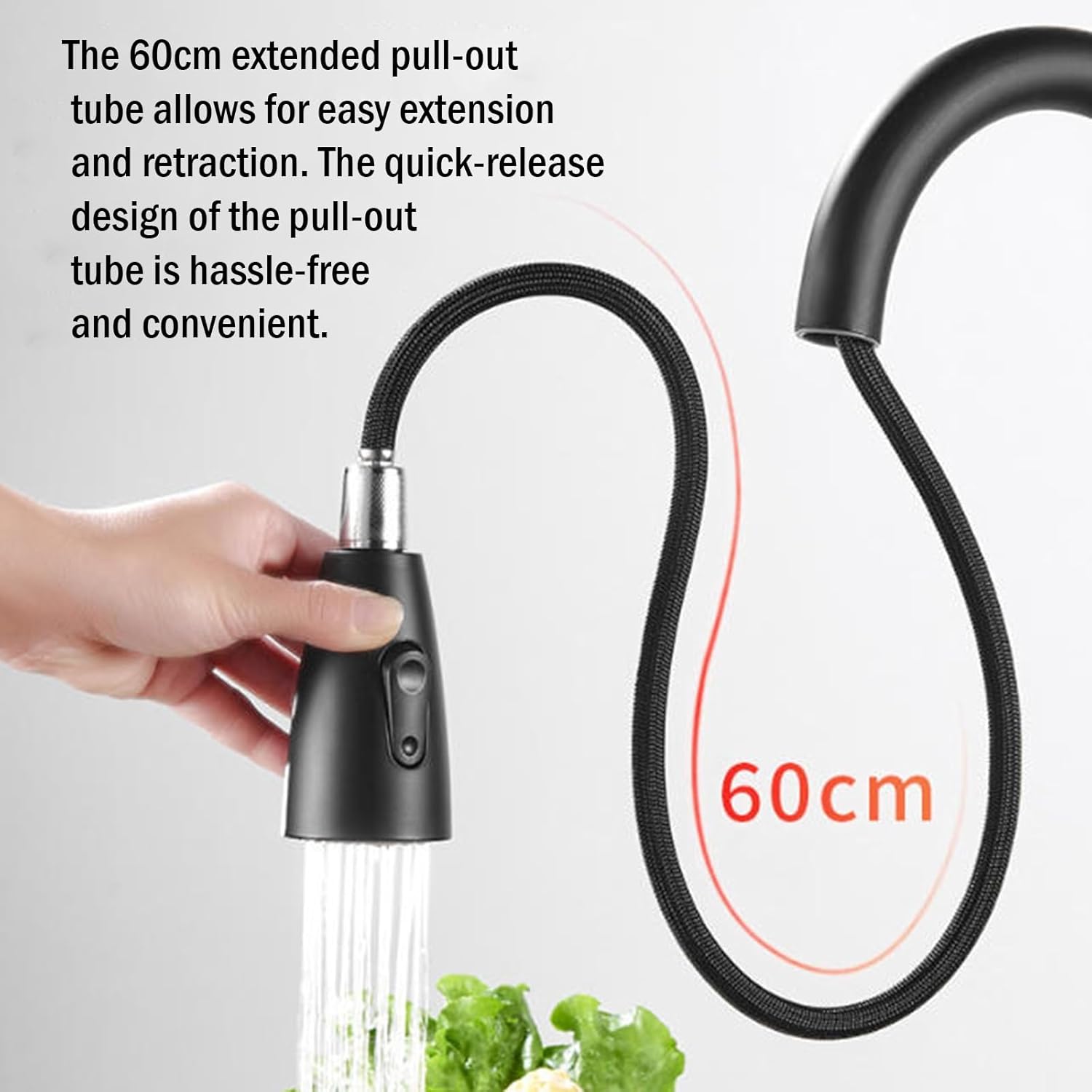 Touchless Kitchen Tap with Extendable Shower Head, 360° Rotatable Stainless Steel Sink Tap, 3 Modes, Suitable for Kitchens, Commercial and Public Spaces(Brushed)