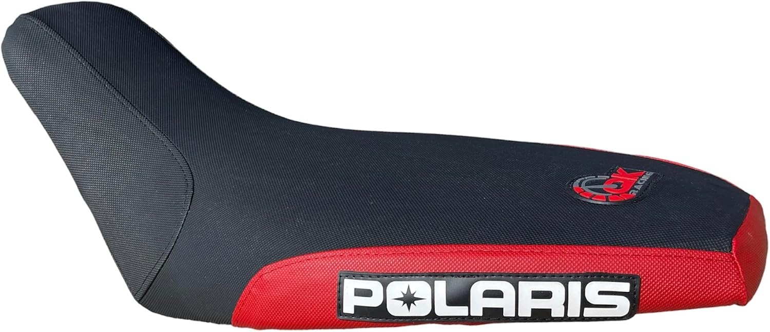 Seat Cover - Compatible Fit for 2003-2007 Polaris Predator 90 (RED Sides/Black TOP)