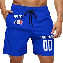 2024 Soccer National Team Shorts Custom Soccer Beach Trunks,Soccer Fans Gifts Personalized Name & Number,Men Youth,S-3XL