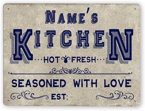 Miniatura 10 de Letreros de cocina personalizados personalizados para cocina, decoración de pared, letreros de metal para restaurante de mostrador, bar en casa