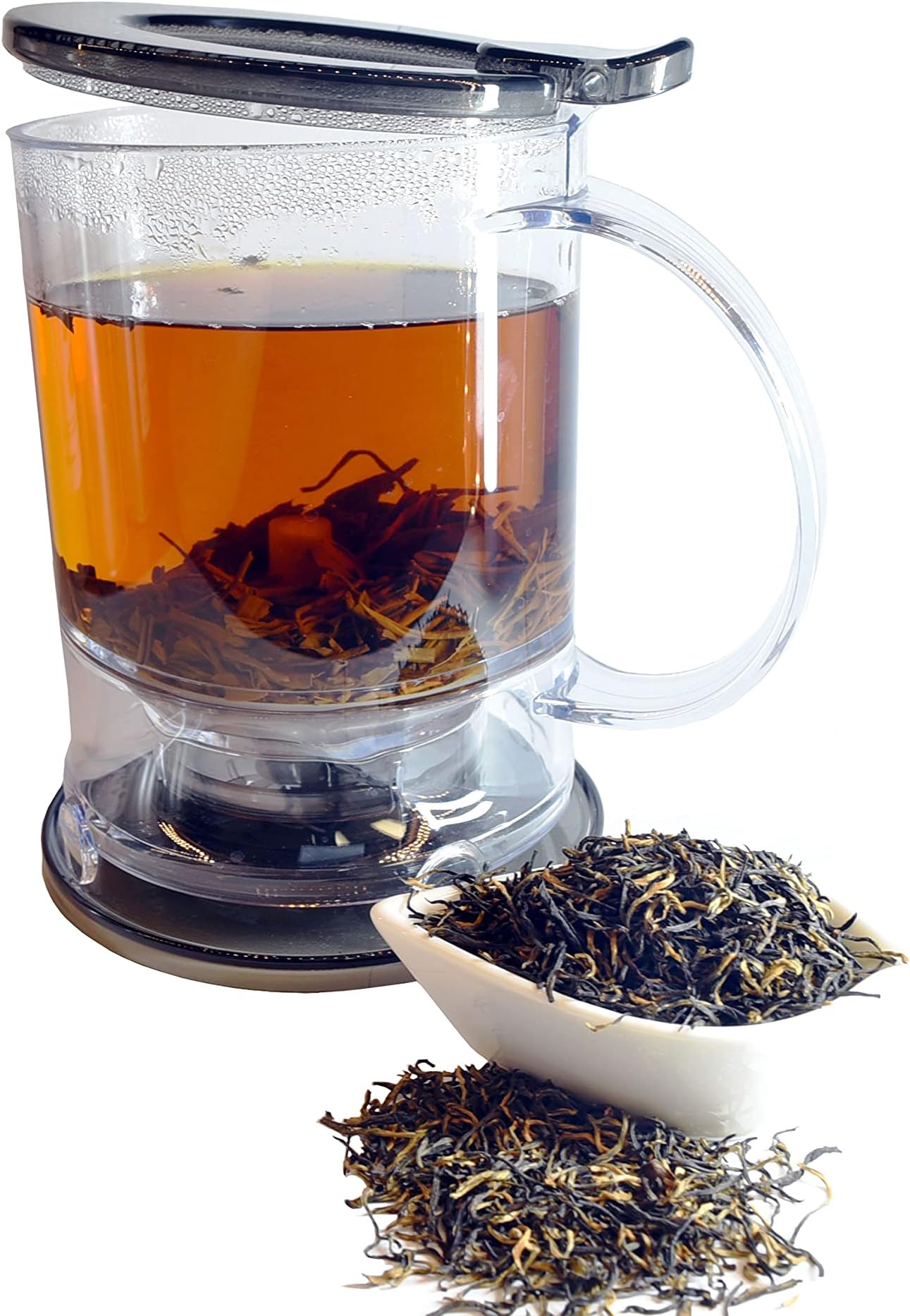 Ingenious Teapot Set with 2oz T7 TEA Golden Monkey Black Tea