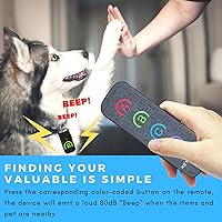 Vista 4 de Localizador de rastreador de artículos RF de 80 dB con rango de trabajo súper largo (gris)