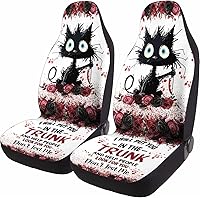 Vista 9 de Horror Nightmare Skellington - 2 fundas de asiento delantero para automóvil, camión, SUV, regalos de Navidad, funda de asiento de cubo duradera, 03.