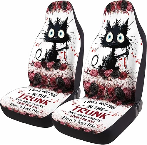 Miniatura 8 de Nightmare Skellington Ghost 2 - Fundas de asiento delantero para automóvil, camión, SUV, regalos de Navidad, funda de asiento de cubo duradera, 06.