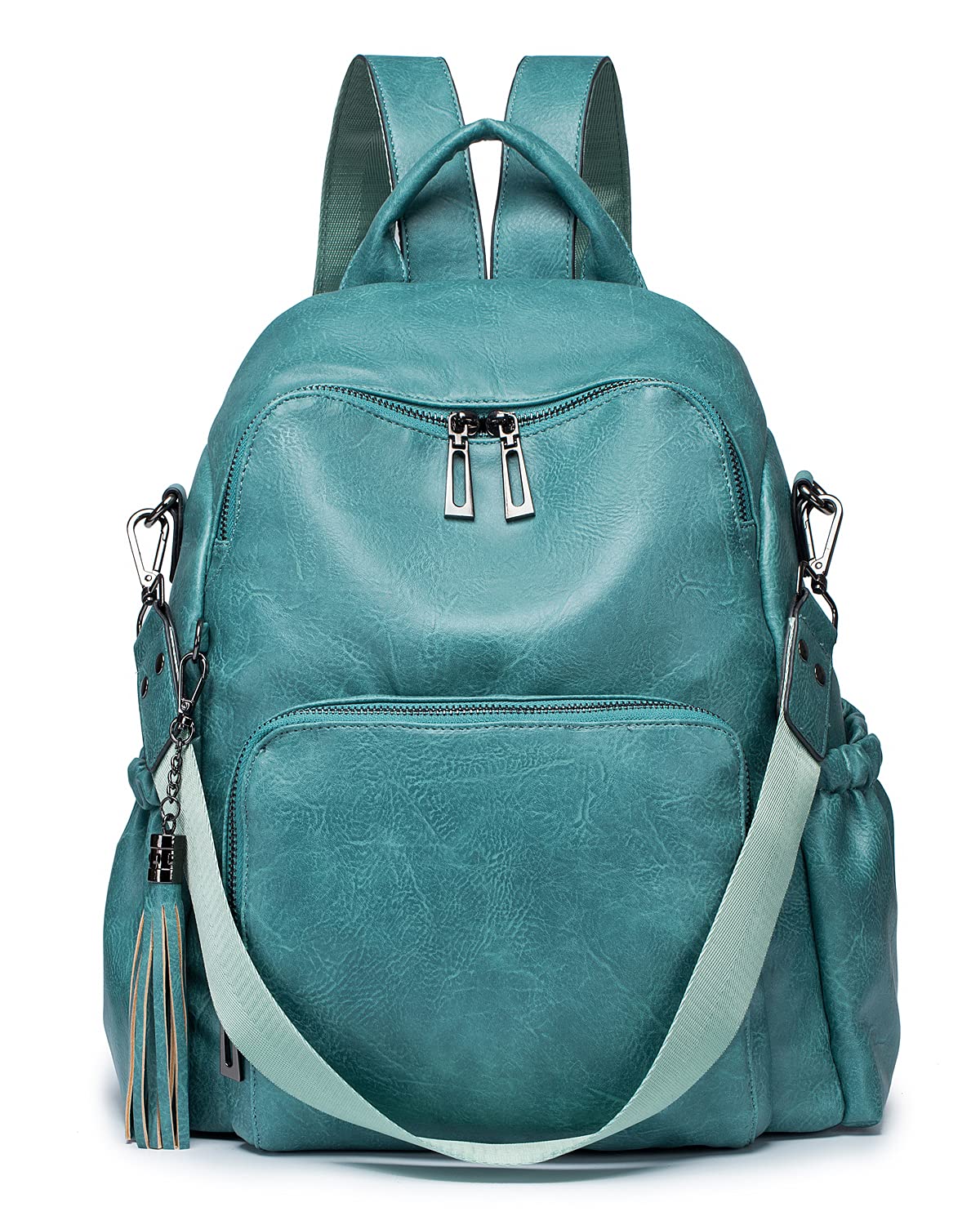 Roulens Women's Fashion Backpack Purse PU Leather Anti-theft Large Travel Shoulder Bag Ladies Shoulder Fashion Bags