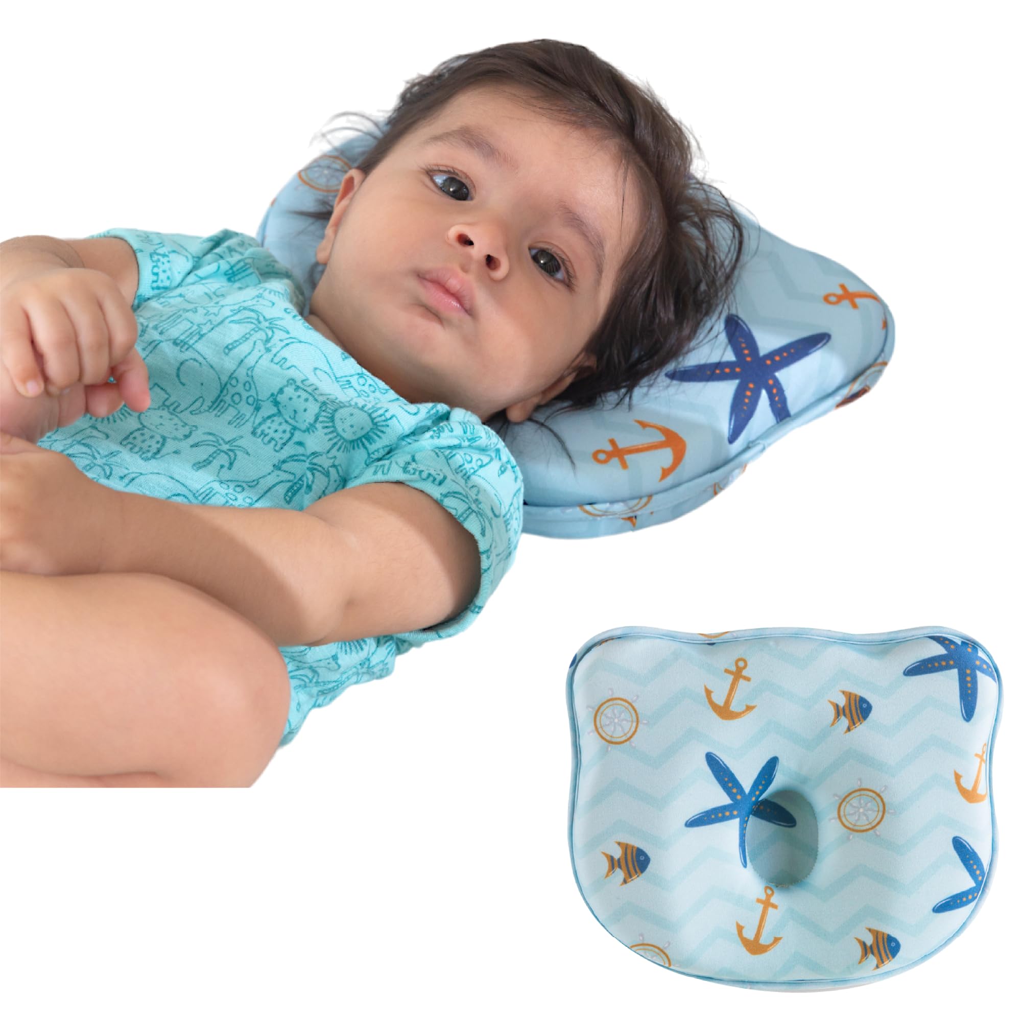 The White Willow Cooling Gel Memory Foam Infant Baby Pillow