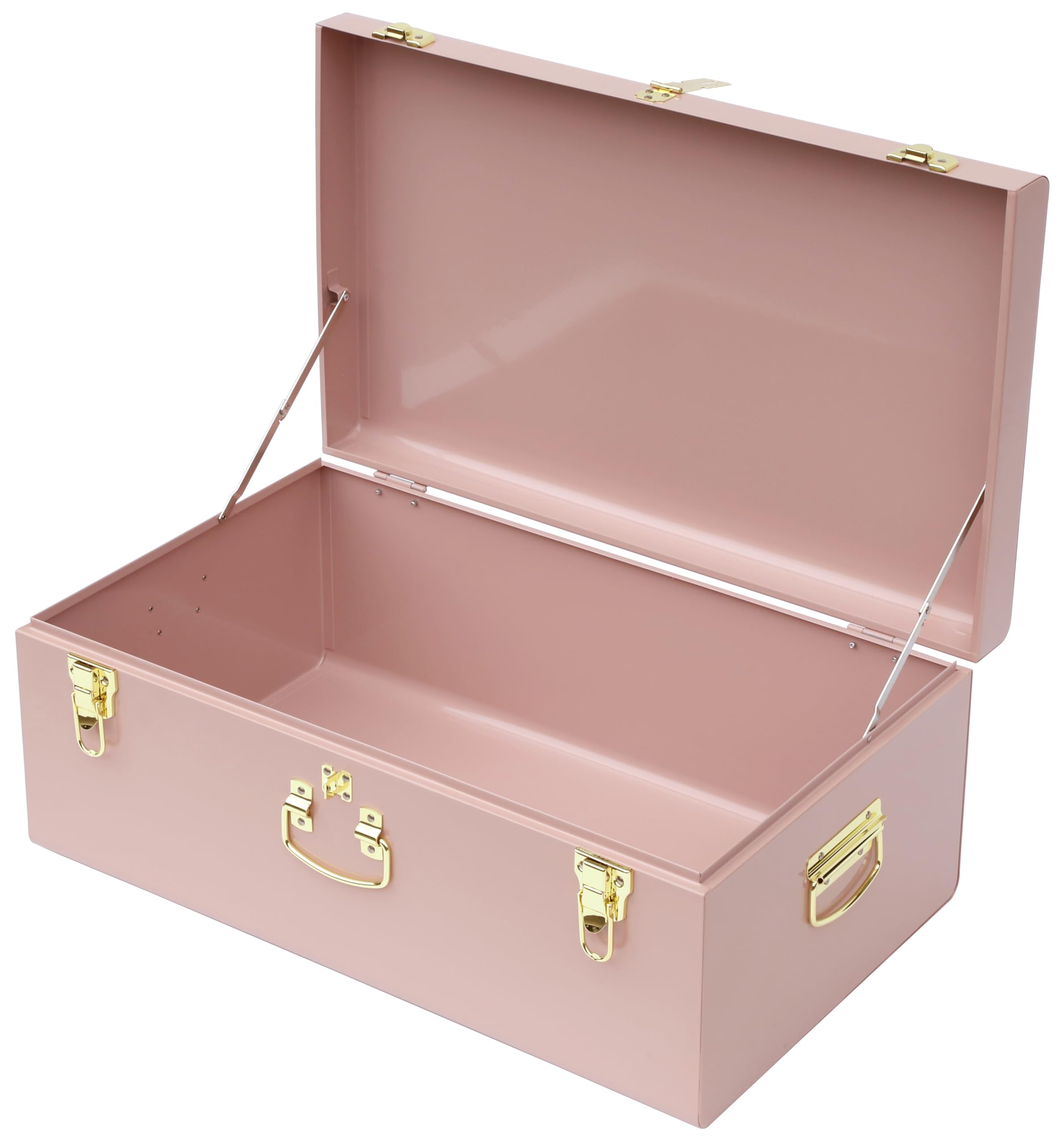 Amazon.com: Vixdonos Large Metal Trunk Decorative Storage Box