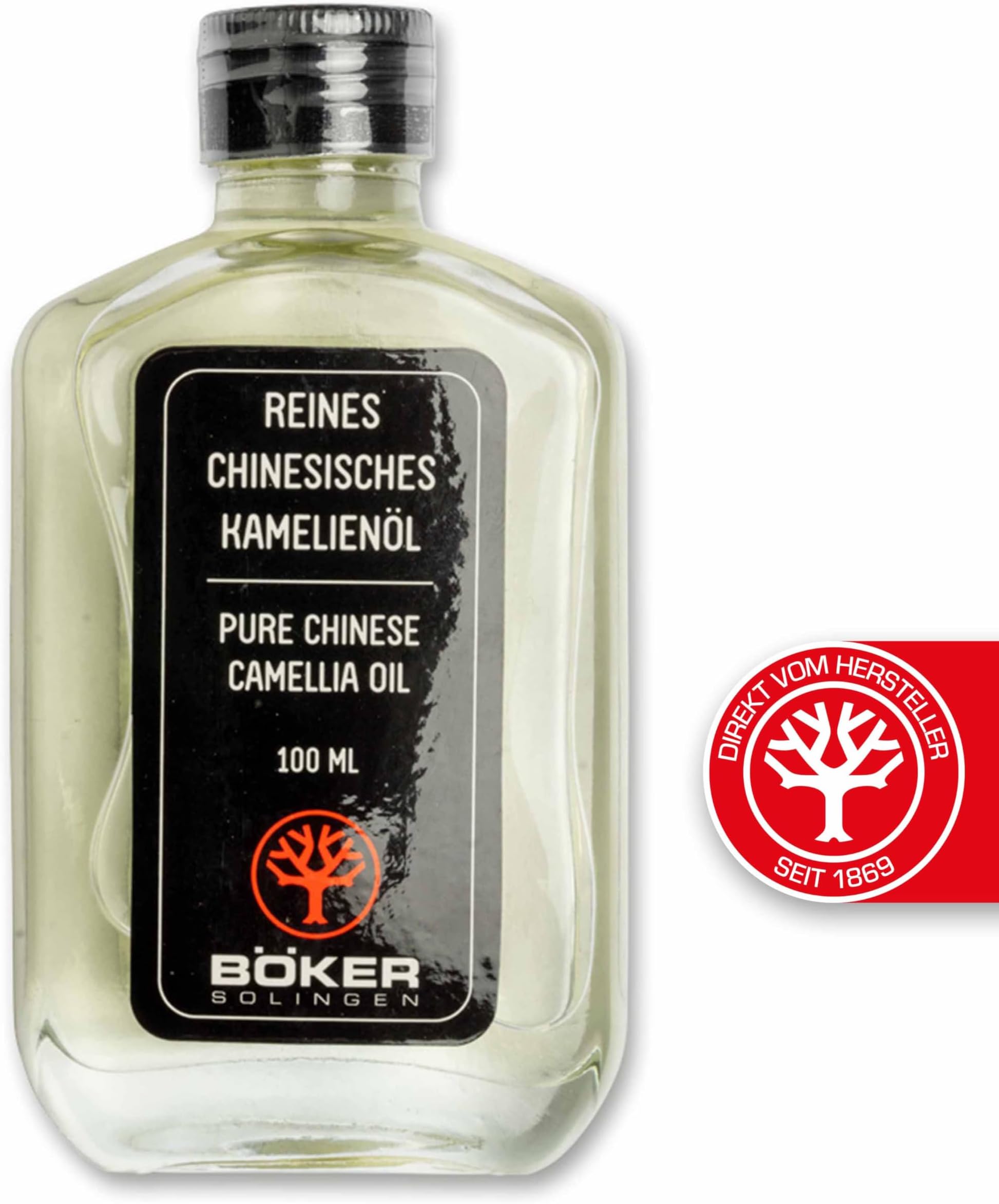 SOLINGEN Camellia Oil - Knife Oil Food Safe - 100 ml Bottle - Camelia Oil - Wood Oil Knife Handle