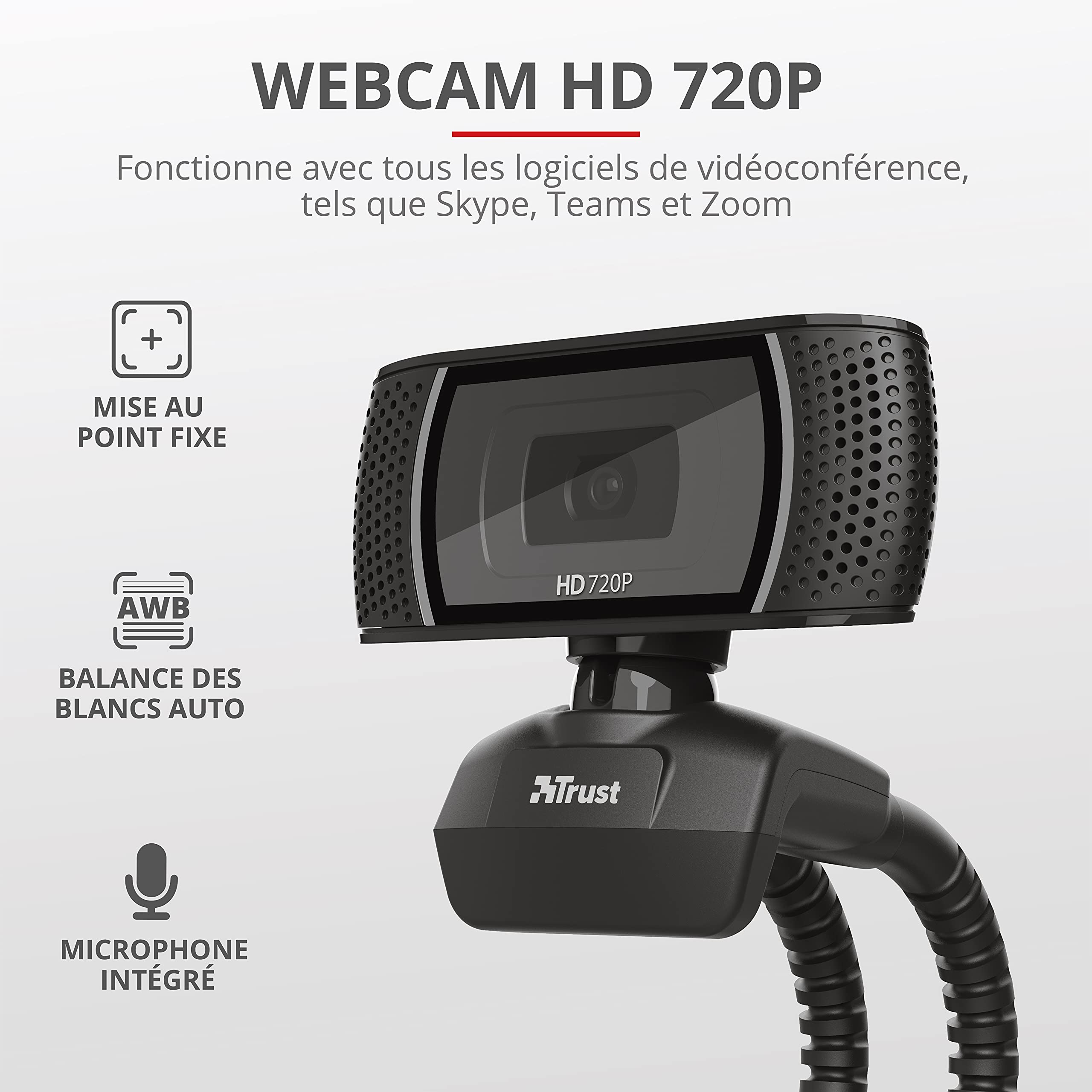 Image secondaire de TRUST TRINO HD Video Webcam - Noir 18679