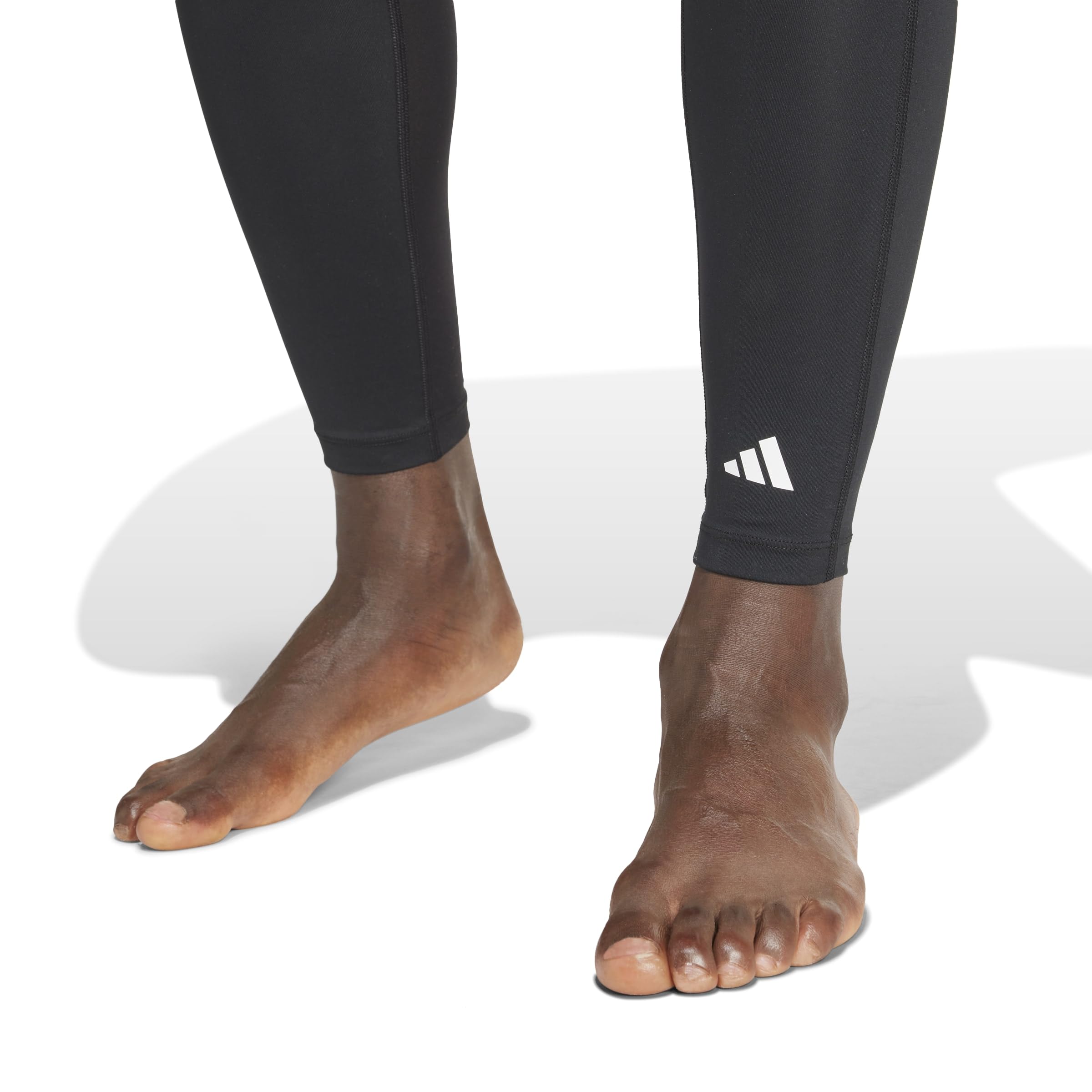adidas Men's Mallas largas Techfit Compression Training, Black, S