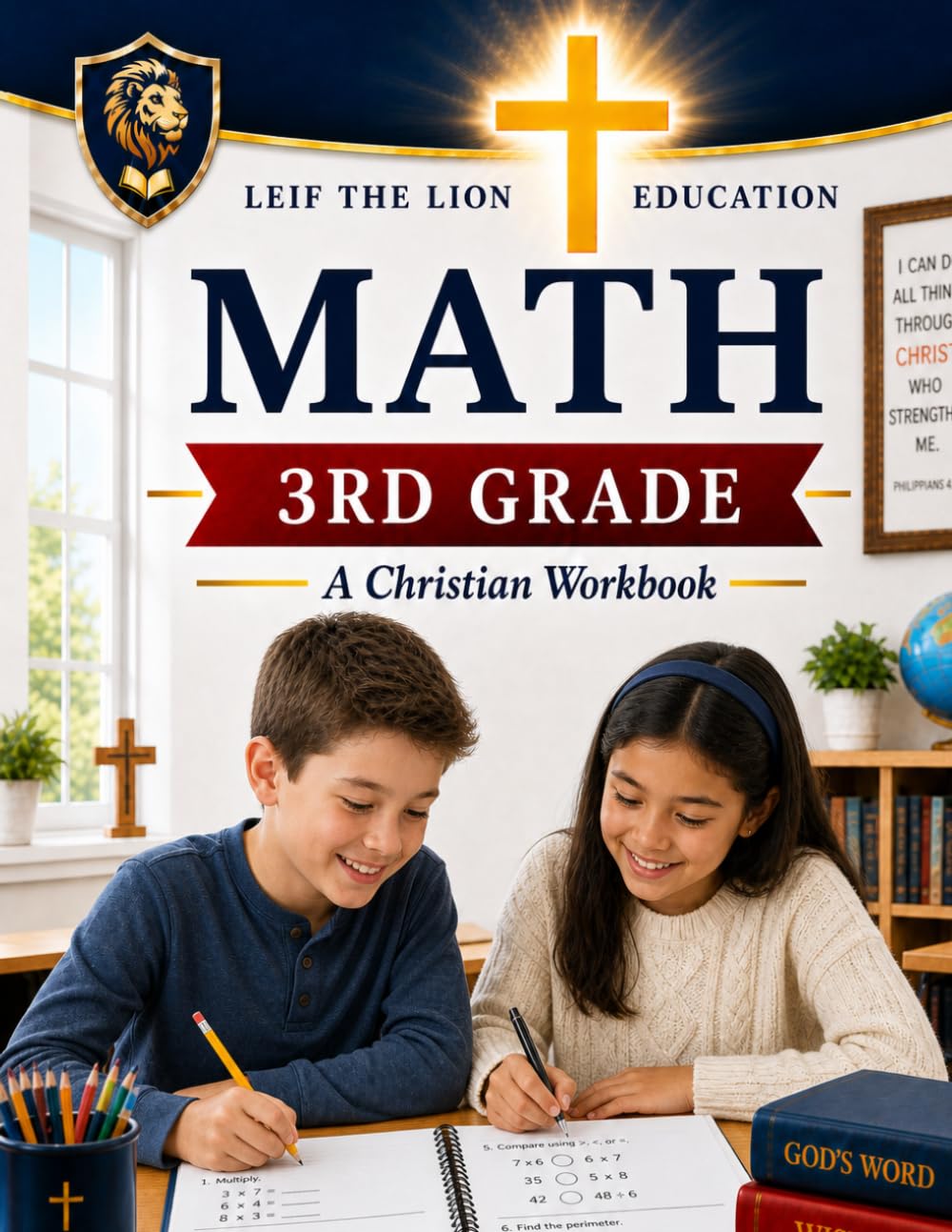 3rd Gade Math: A Christian Homeschool Workbook (Homeschool Math Workbooks)