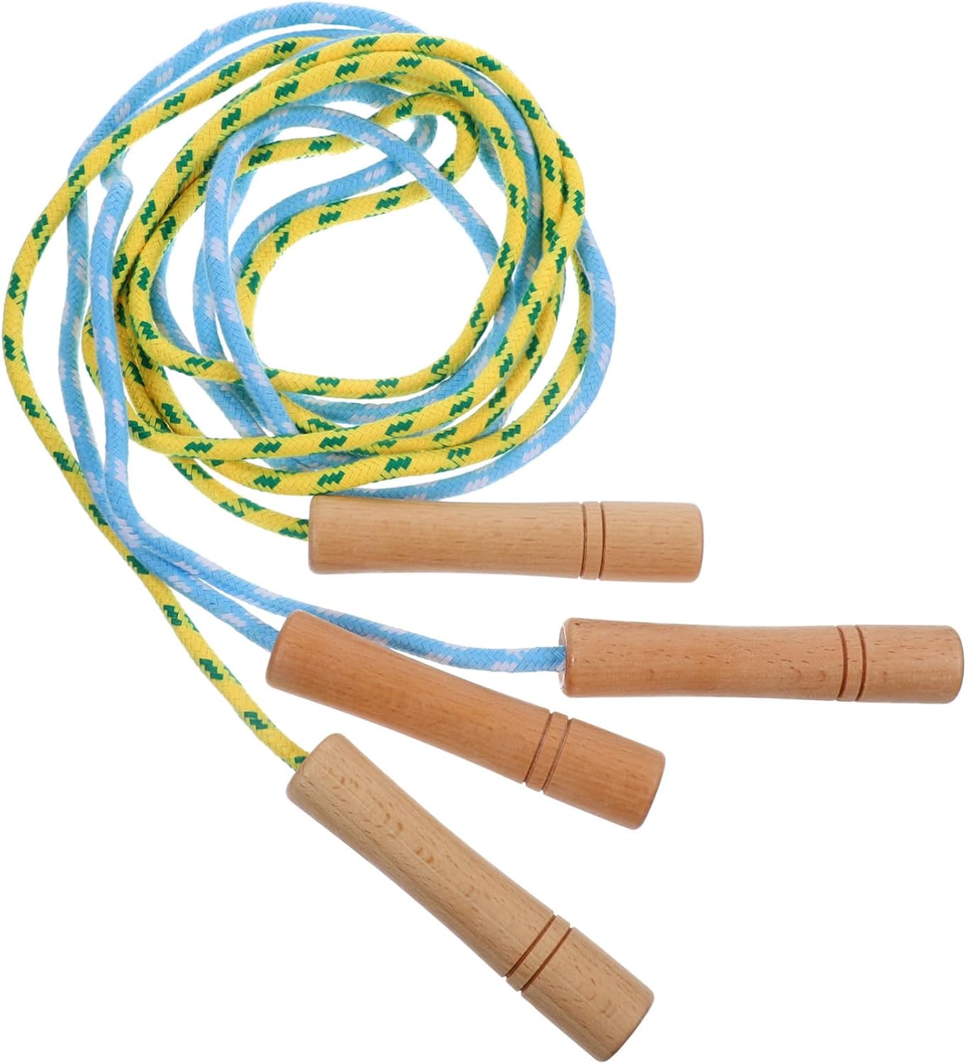 2Pcs Jump Rope Wear Resistant Skipping Ropes for Fitness Endurance Training and Home Workouts for All Ages