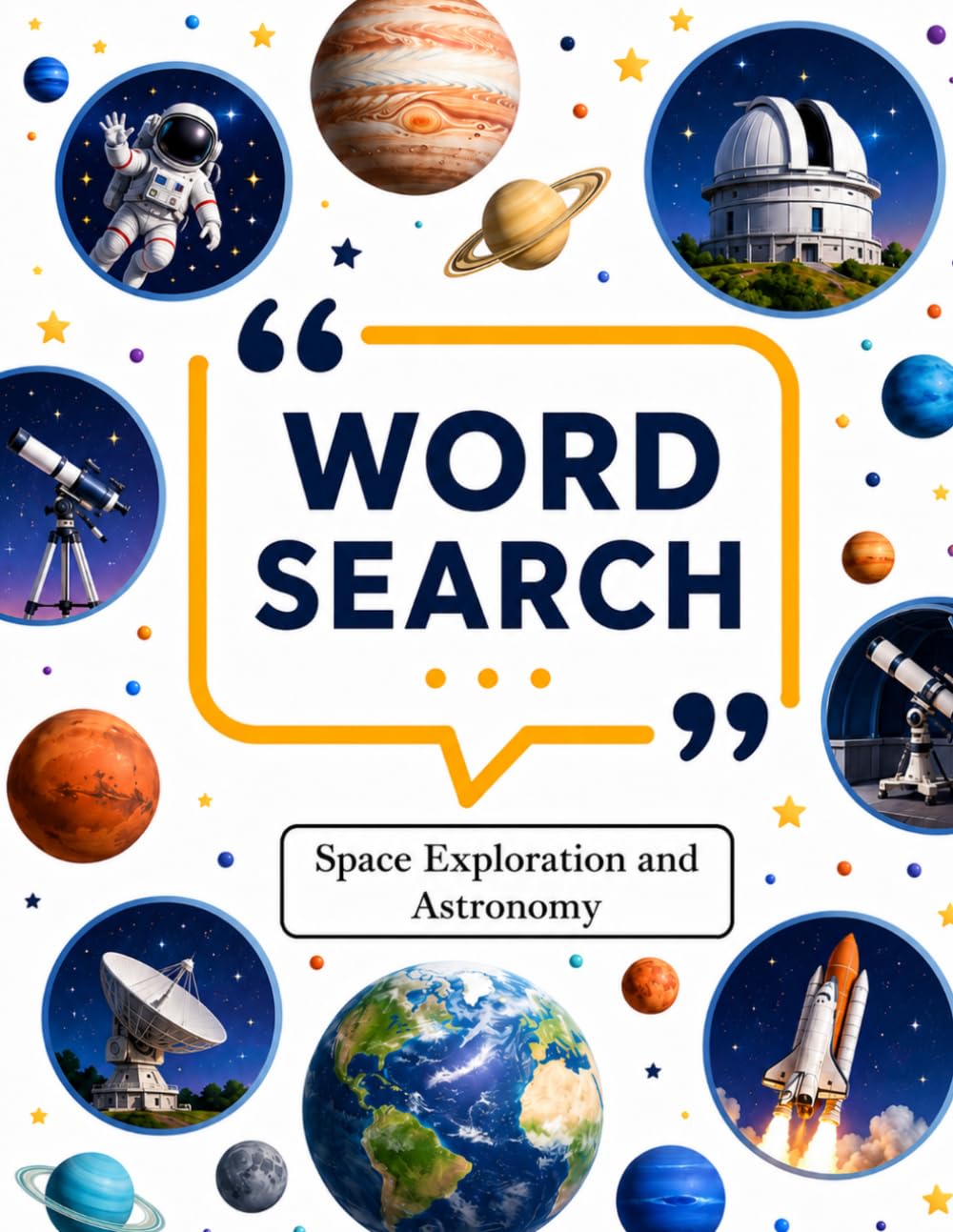 WORD SEARCH: space exploration and astronomy