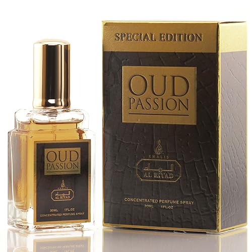 Maison d'Orient OUD PASSION - Perfume de viaje de edición especial de 1.0 fl oz madera de Oud, colonia de incienso con notas de pimienta perfumes