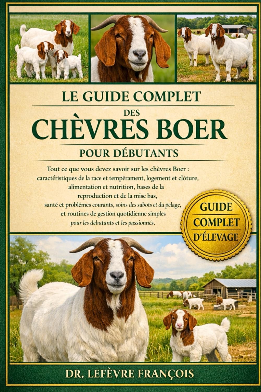 LE GUIDE COMPLET DES CHÈVRES BOER POUR DÉBUTANTS: Tout ce que vous devez savoir sur les chèvres Boer....et routines de gestion quotidienne simples pour les débutants et les passionnés.