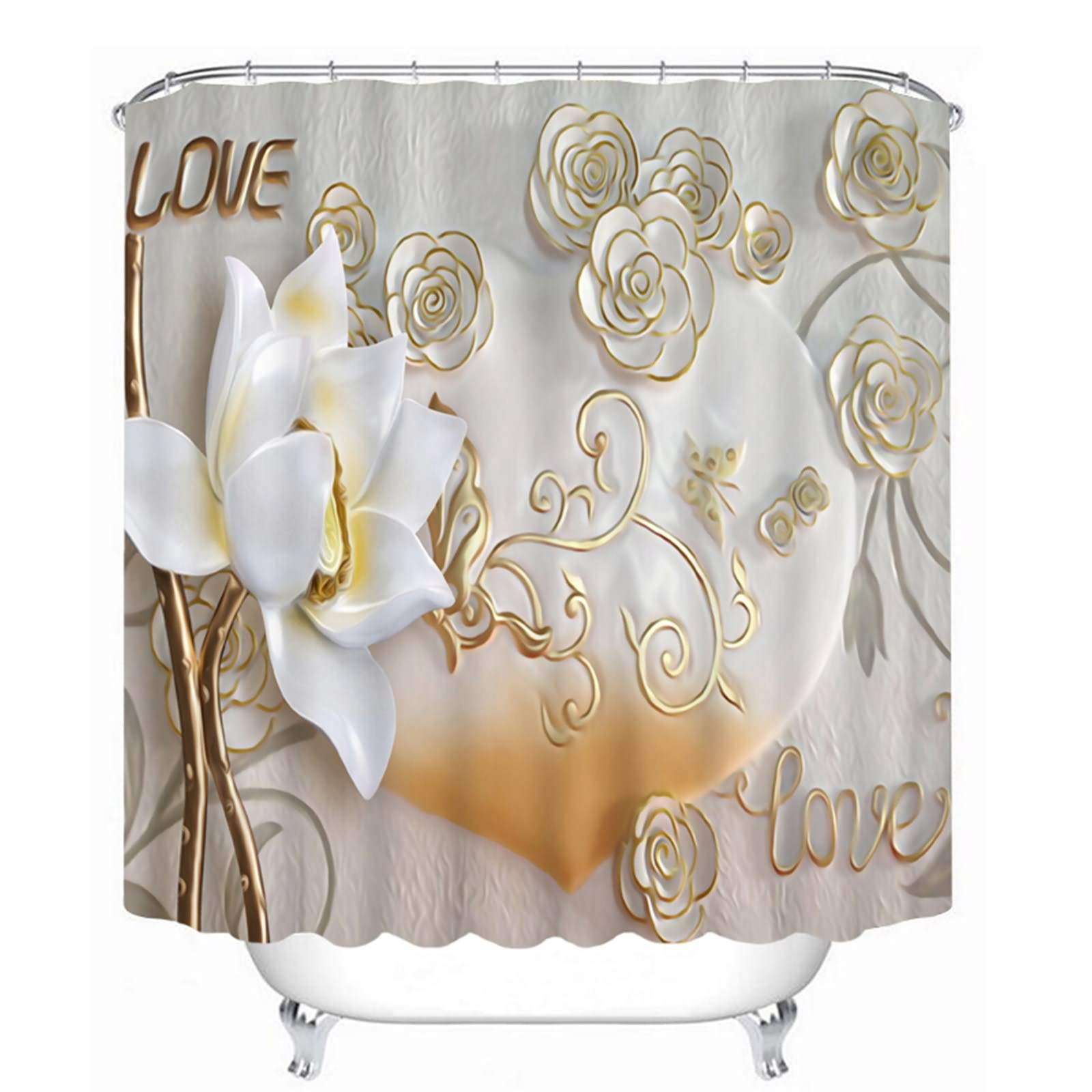 Rideau de douche japonais 200x180cm blanc pour éliminer les éclaboussures de bain