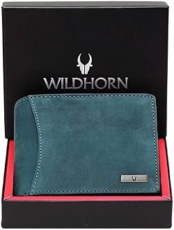 WildHorn unisex-adult Leather Wallet for Men Bi-Fold Wallet