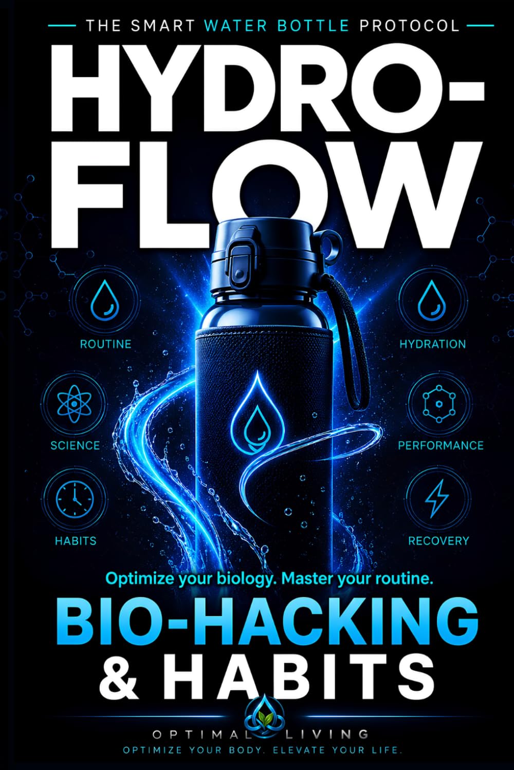 HYDRO FLOW The Smart Water Bottle Protocol: Bio-Hacking & Habits for Optimal Living | Optimize Your Biology, Master Your Routine Through Hydration, Recovery, Performance & Longevity