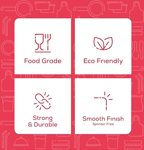 Miniatura 4 de Gusto 1000 unidades Palitos de madera multiusos jumbo de 6 pulgadas, palitos de manualidades para hielo, helado, encerado, palitos de madera para