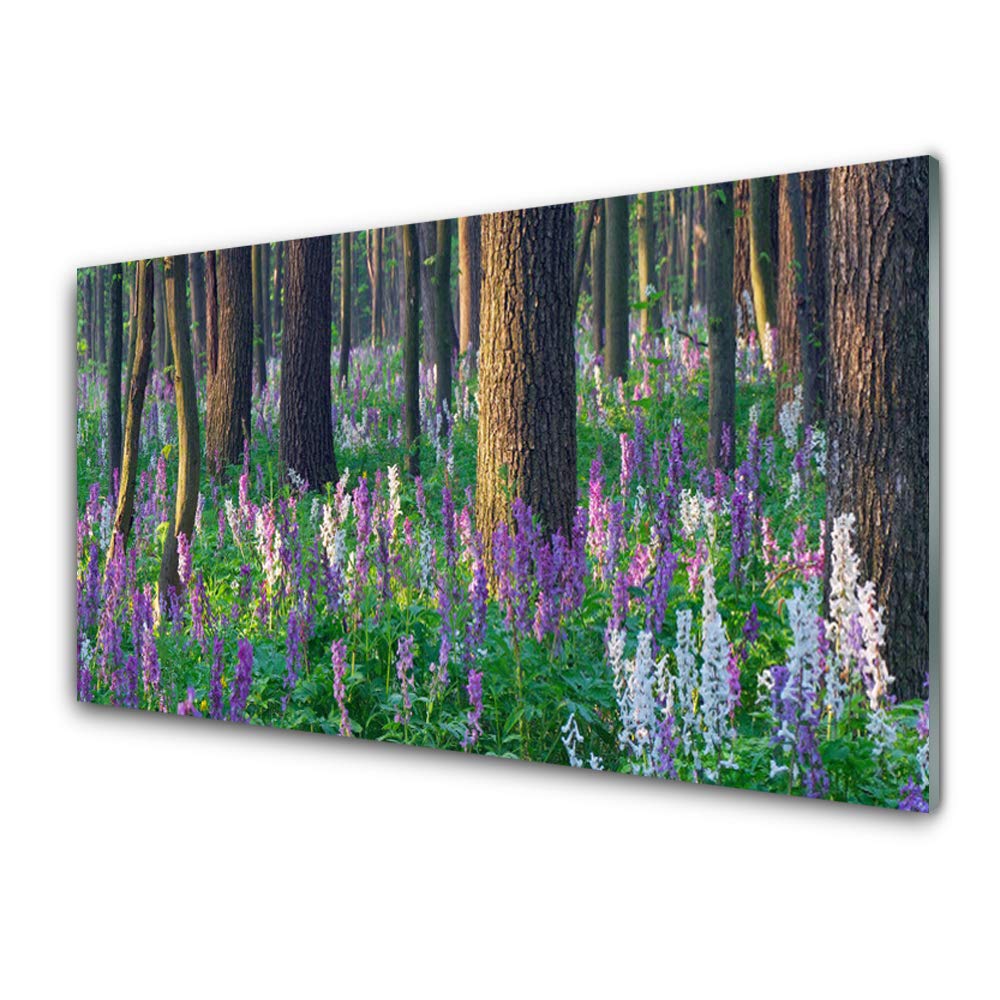 Tableau mural salon verre trempé 100x50cm Tulup idéal contre les murs vides et ternes