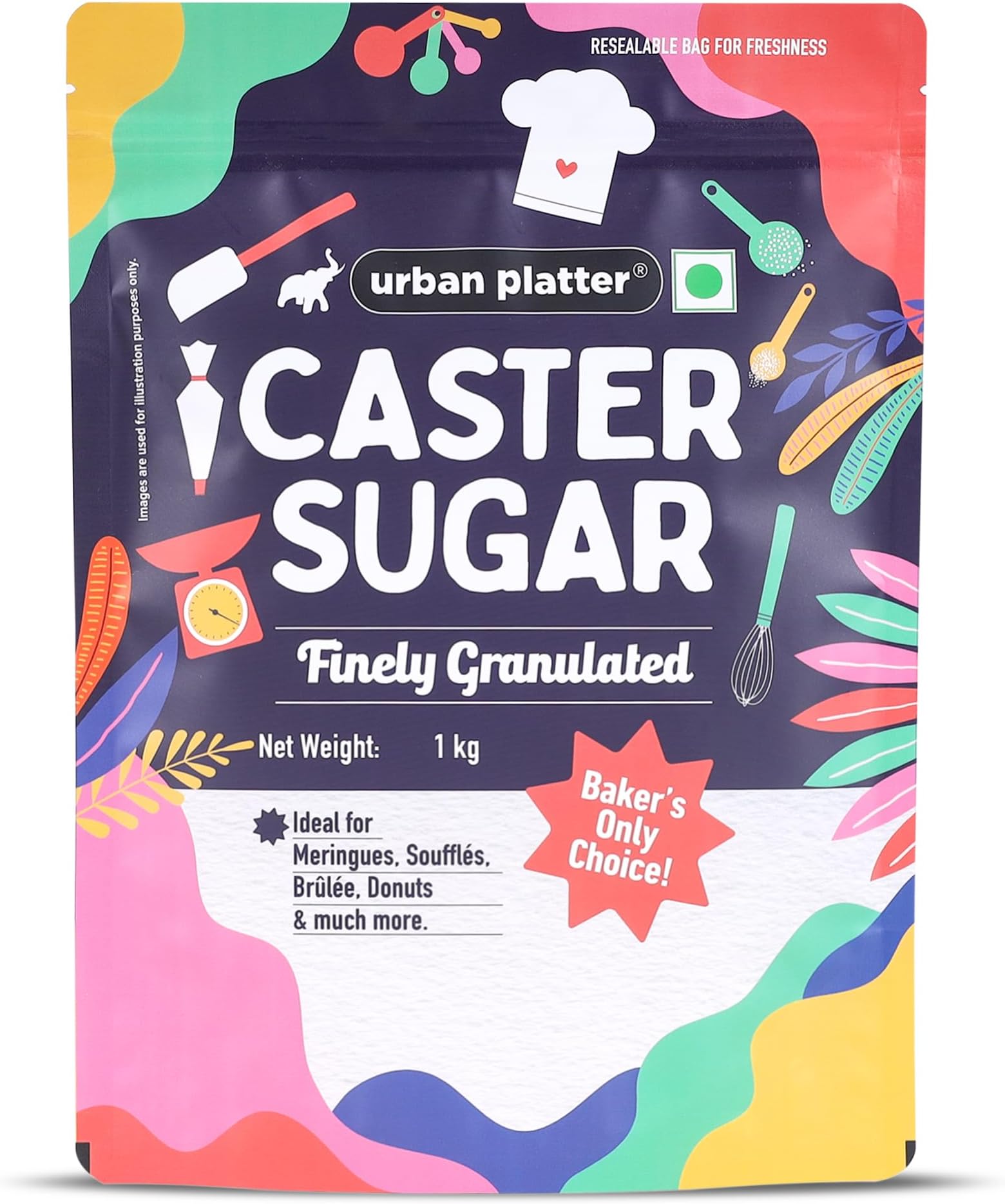 Castor Sugar, 1 KG (35 oz)