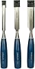 Stanley 016128 5002 121825mm Beveled Edge Chisel Set of 3