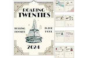 2024 Eras Tour Calendar with 4 Bookmarks