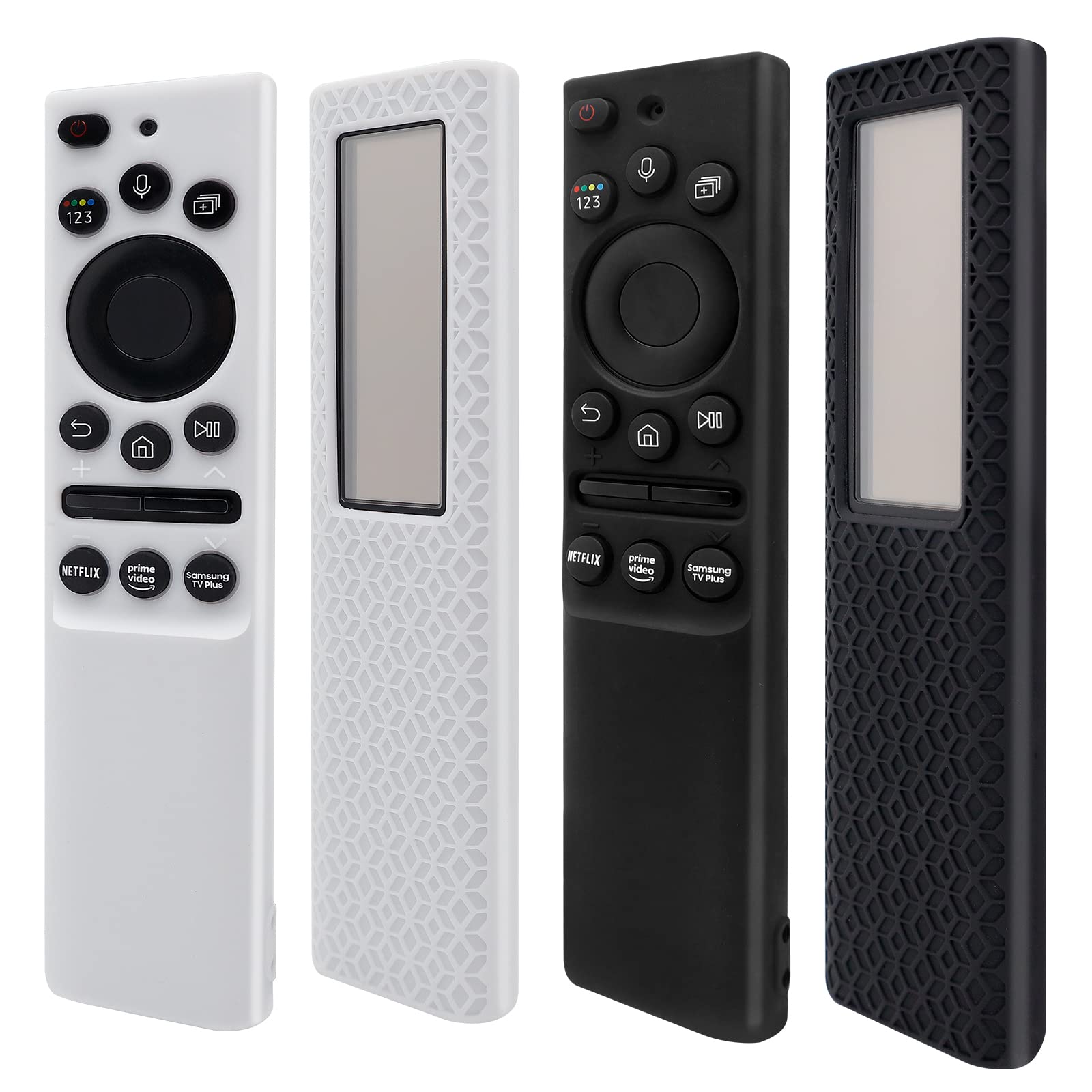 Photo 1 of [2Pack] ZEVGOV Silicone Case for Samsung Smart Solar Cell Remote Control BN59 Series Protective Kids-Friendly Shockproof Remote Control Sleeve Holder