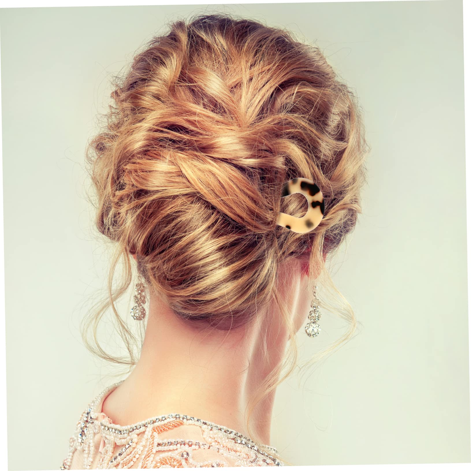 FRCOLOR 5 Set Di Eleganti Fermagli Per Chignon A Forma Di Francese Per Occasioni Formali E Casual 2 Pezzi * 5