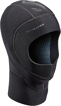 SCUBAPRO Men's NovaScotia Steamer with Hood Wetsuit with 7.5mm Thickness, Medium Tall, Black