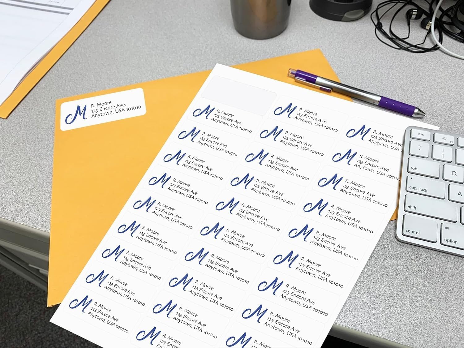 Easy Peeling Printable Address Shipping Labels, 2.625" x 1" | Customizable Sticker | White | 1500 Blank Mailing and Shipping Labels | Inkjet and Laser Printer Guaranteed | Blank Labels - Image 5