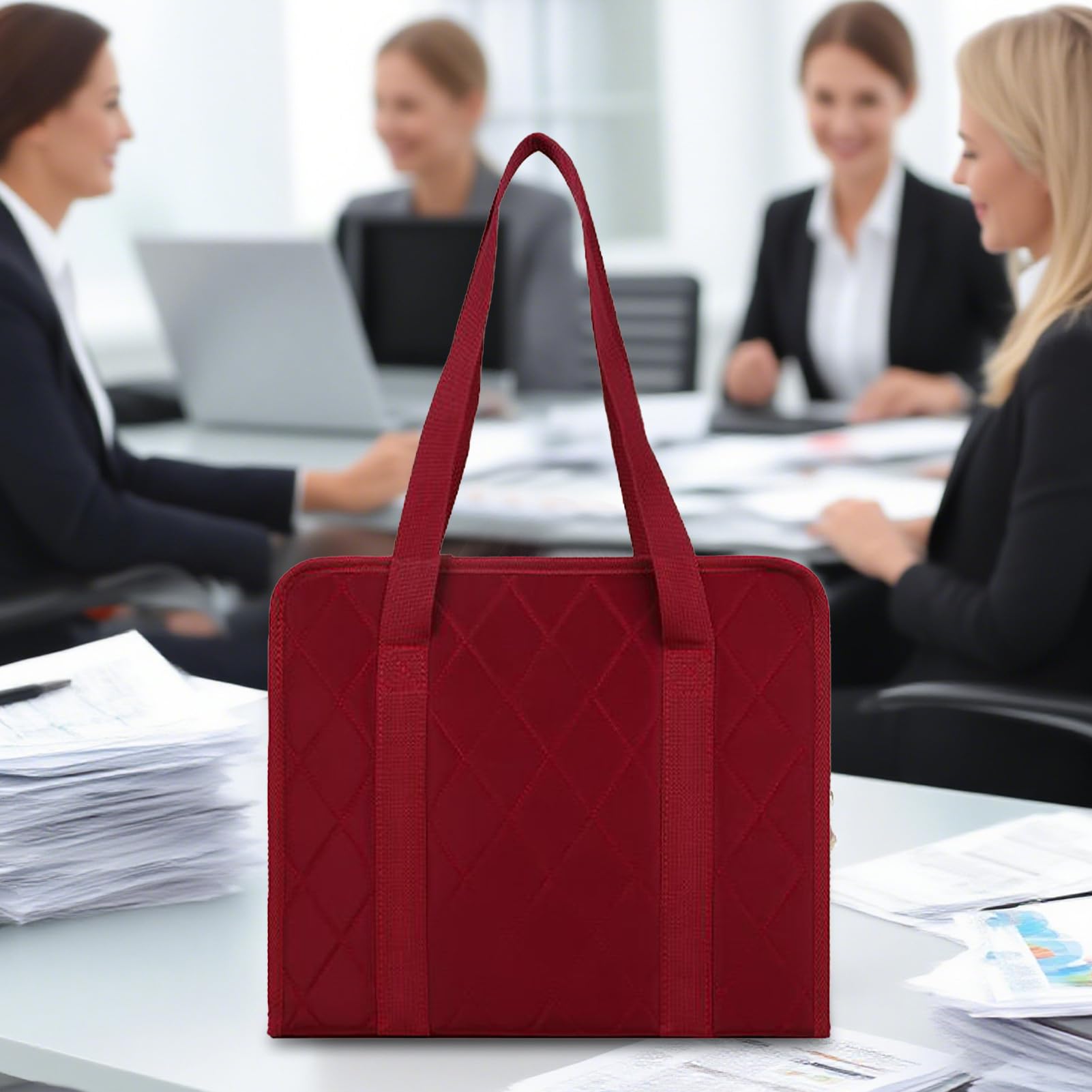 Wasserdichte feuerfeste Dokumentenbox Tragbare Sicherheitstasche, Etui Und | Feuerschutzbox für Dokumente Organizer, Büro, Reisen, Wohnheim, Schule, Hochschule, Geschäft, Auto, Bank