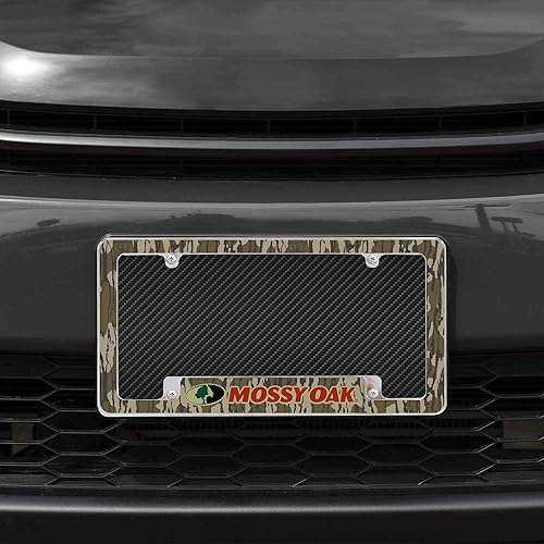 Miniatura 2 de Rico Industries Wildlife - Marco de matrícula cromado para automóvil, camión, SUV