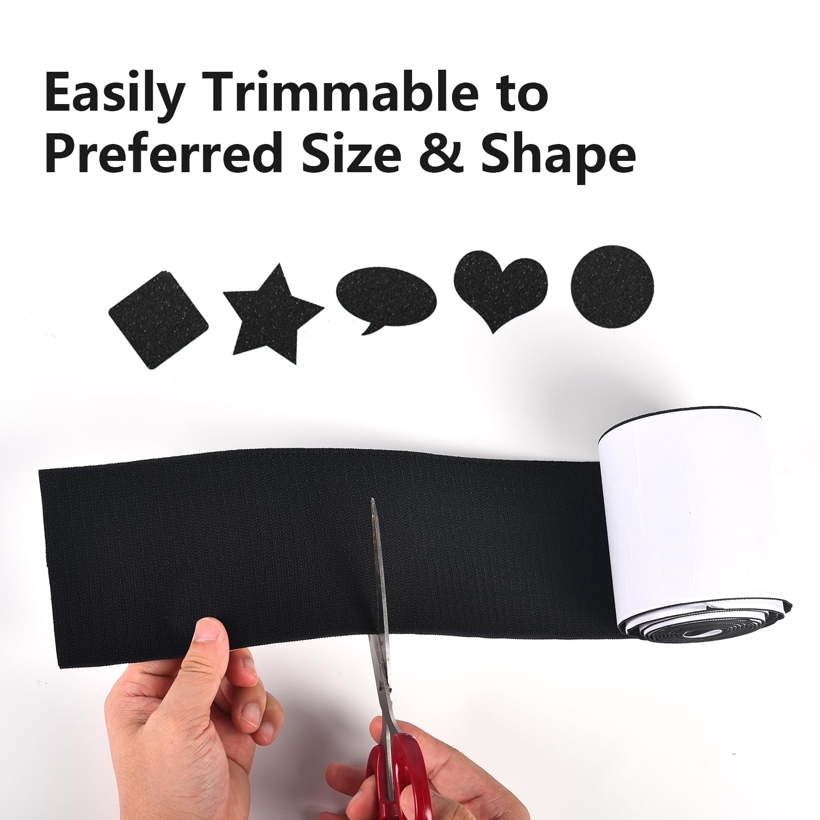 10 cm x 3 m, cinta de resistente, autoadhesiva, extrafuerte, ancha, para tela, sofá, cojín, cierre de, cinta de para coser, alfombrilla de, topper, aplicaciones para casa