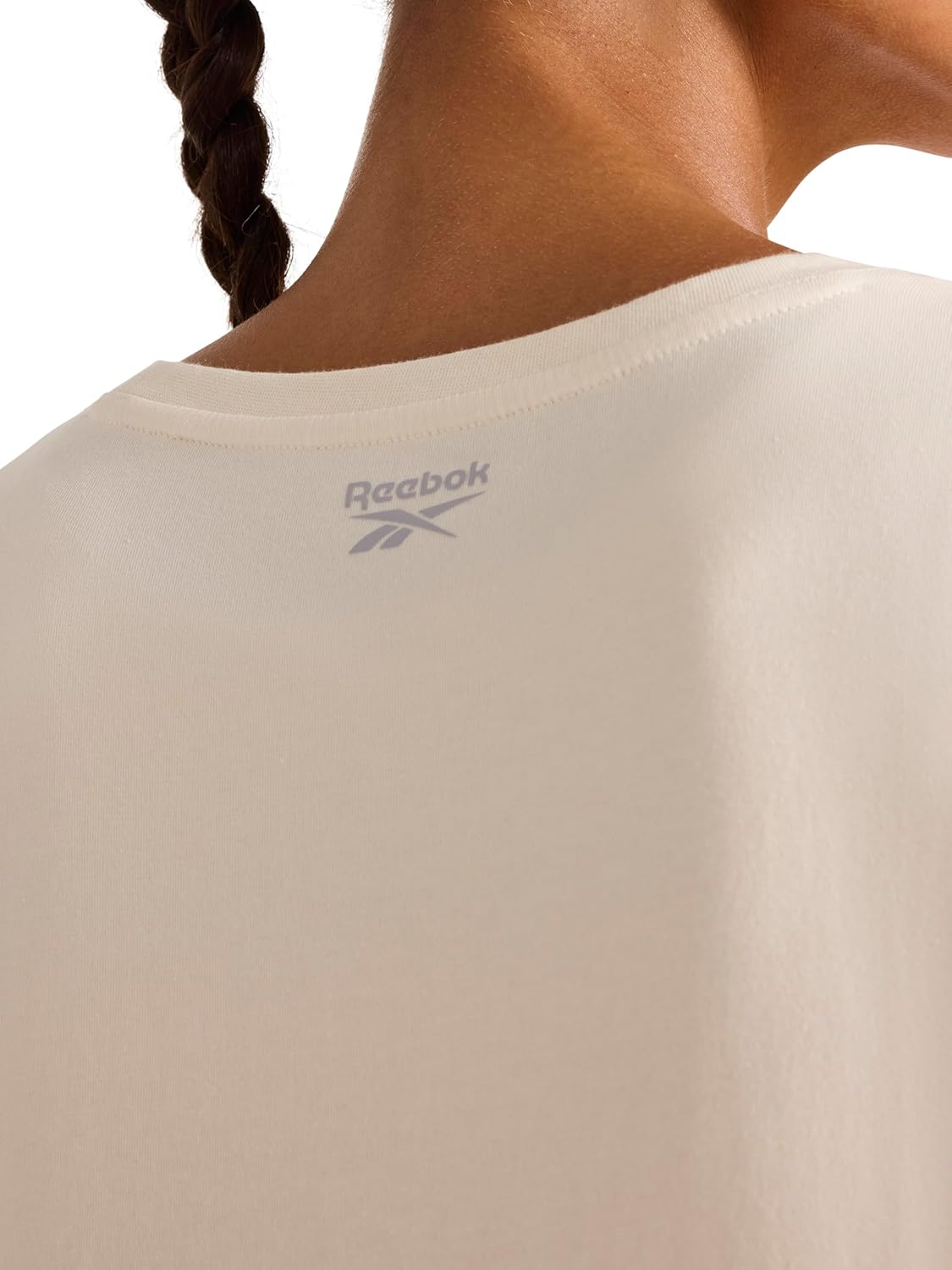 Reebok Womens Embroidery Hit Graphic Crewneck T-Shirt, Standard Fit, Lightweight Stretch Cotton Fabric - Image 5