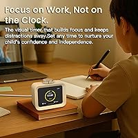 Vista 5 de Reloj Dekala ChronoSense para Dormitorio con Temperatura y Humedad, Programable para 7 Días con 4 Alarmas, Alarma Gradual de 100dB para Dormilones