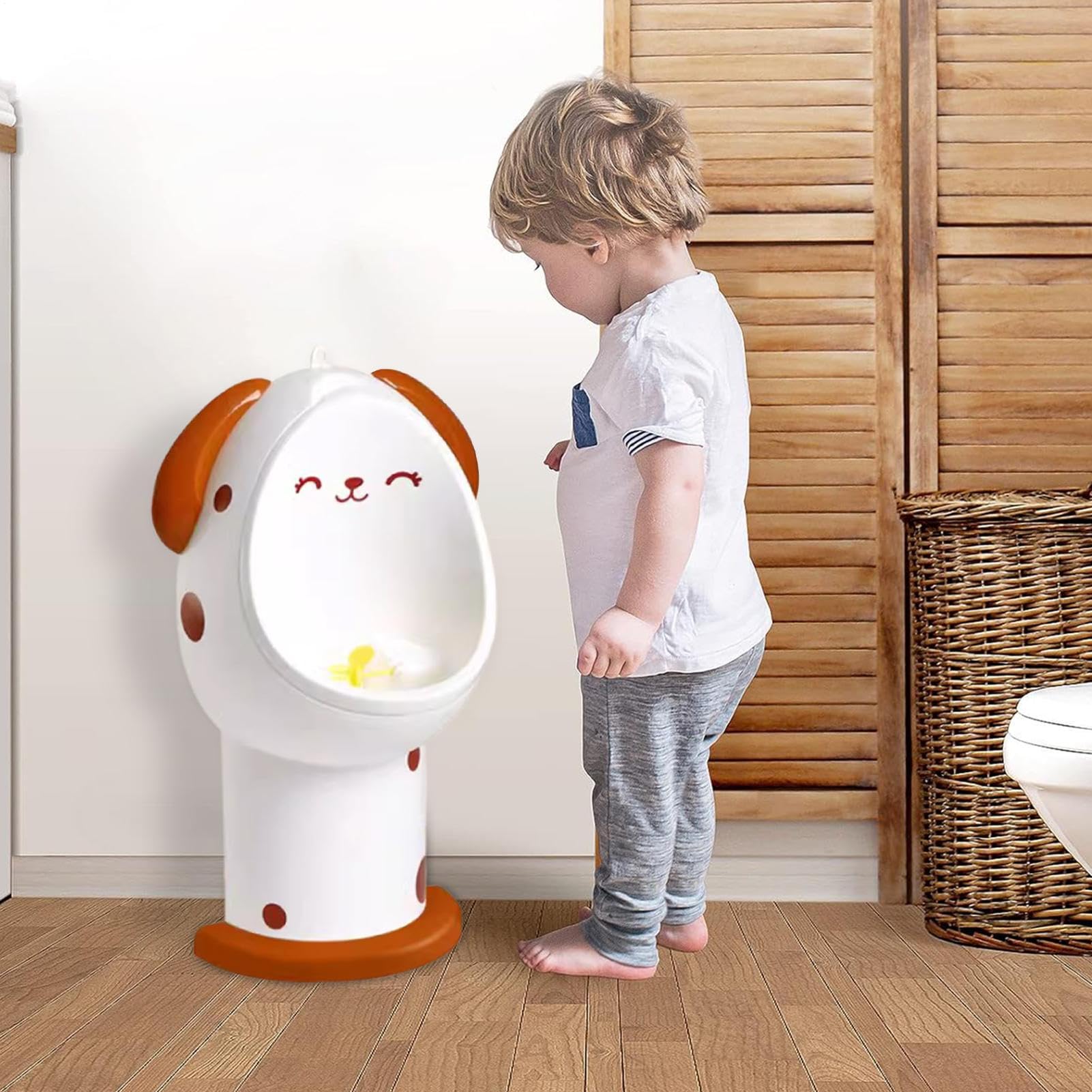 Addestramento per bambini | Vasino da addestramento per bambini | WC regolabile con animale pipì, orinatoio staccabile per bambini con mulino a mirante per bambini da 1 a 6 anni
