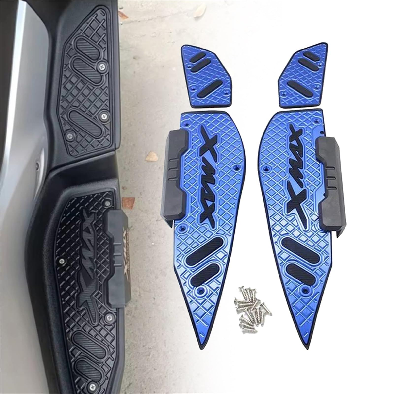 Repose-Pieds Antidérapants XMAX 250 300: Fini les Pieds qui Glissent par Temps de Pluie