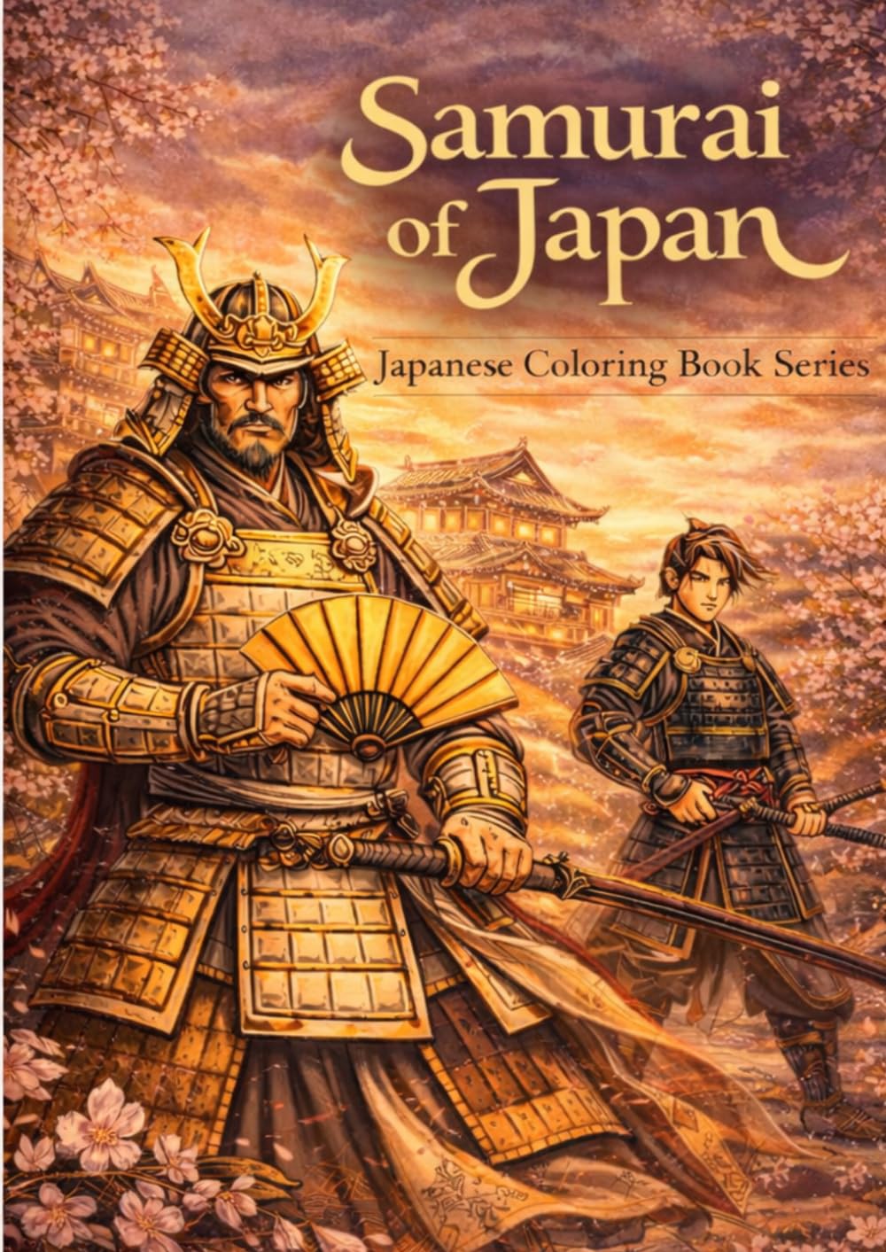 Samurai of Japan - Vol.7: Japanese Coloring Book Series for Relaxation and Learning