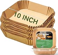 Vista 11 de Forros pequeños para freidora de aire Cosori de 2.1 cuartos de galón, mini forros para freidora de aire desechables 2 2.1 2.6 3 cuartos de galón