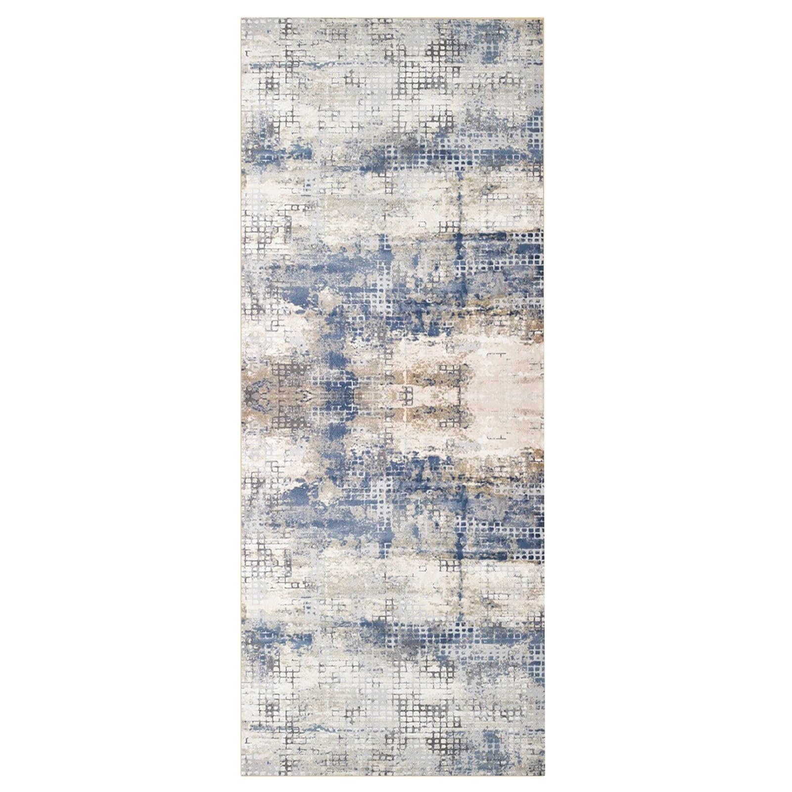 Tapis de couloir moderne extra long pour sublimer l'entrée, lavable et antidérapant au quotidien.