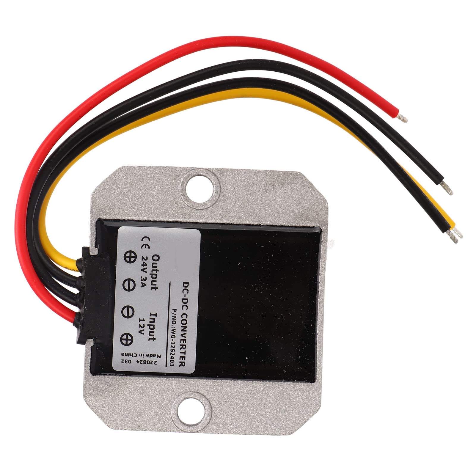 Aramox DC 12V Step Up to 24V Boost Converter, DC 12V Step Up to 24V 3A 72W Wodoodporny Konwerter Zasilania DC 10-16V do 24V Step Up Converter Moduł Regulatora Napięcia do Samochodu